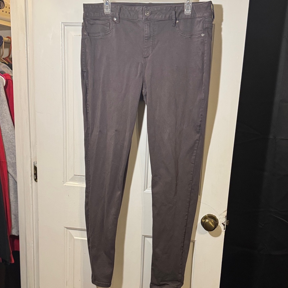 Maurices Charcoal/Dark Grey Jegging Pants